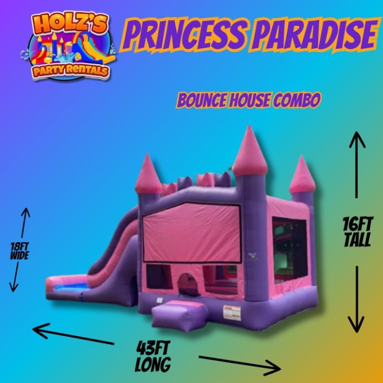 Princess Paradise Bounce & Slide Combo